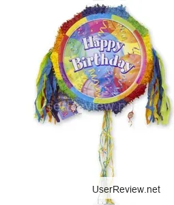 Fun Party Balls with Ribbons, Folding 1507-0738